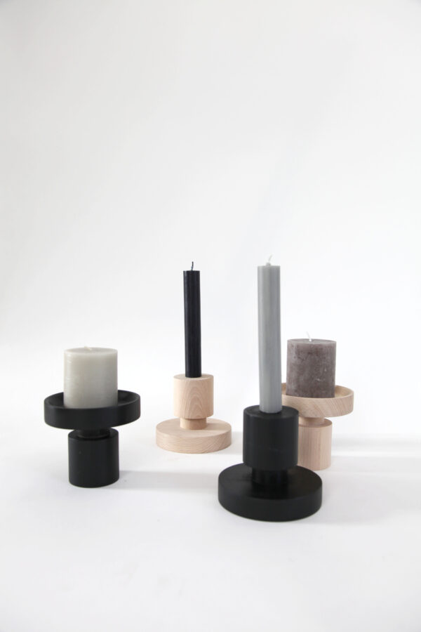 UP SIDE DOWN wood black - Afbeelding 3