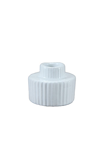 RIBBEL kaars ceramic, set 2st.